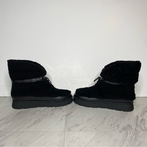 Marc Fisher Kamryn Black Fur Bootie 8M - Picture 5 of 14